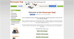 Desktop Screenshot of horoscopestop.com